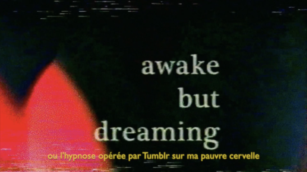 Awake but dreaming